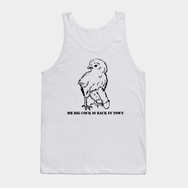 Mr. Big Cock Tank Top by deadbuddhacreative